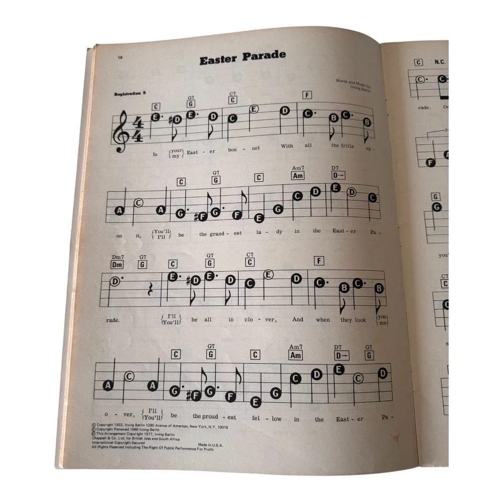 5 E-Z Play Today Music Gershwin Berlin Porter Rodgers Organ Piano Keybrd Guitar